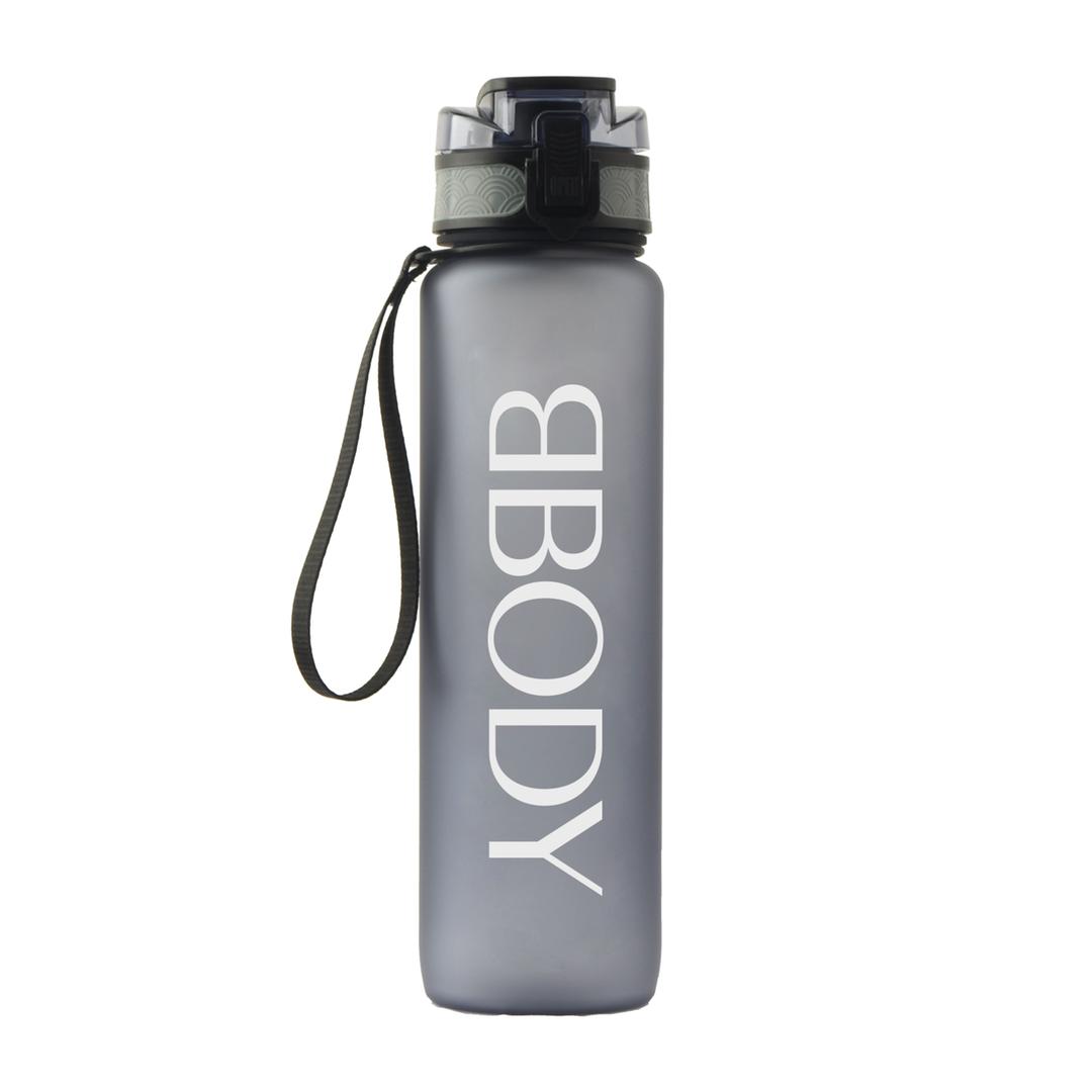 Motivatie drinkfles zwart