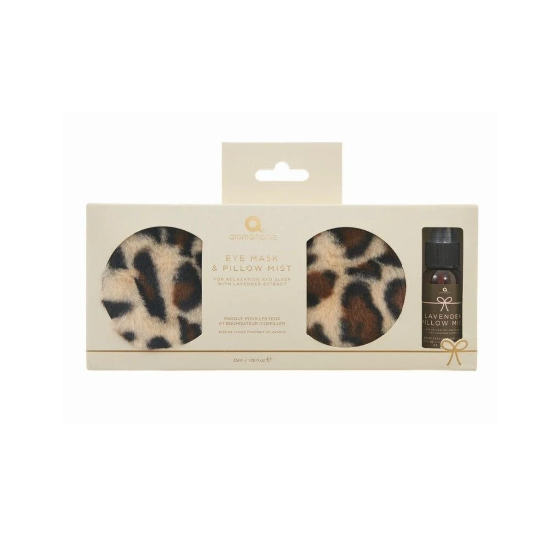 Faux fur oogmasker + sweet dreams spray