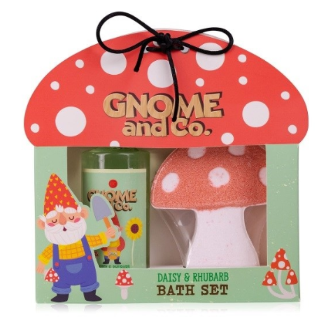 Giftset kabouter douchegel + bruisbal paddenstoel