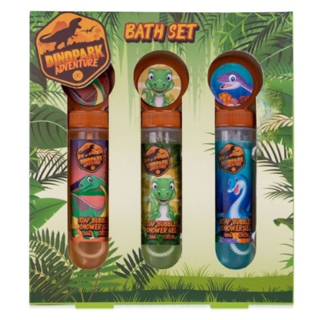 Giftset dino bellenblaas douche/bad