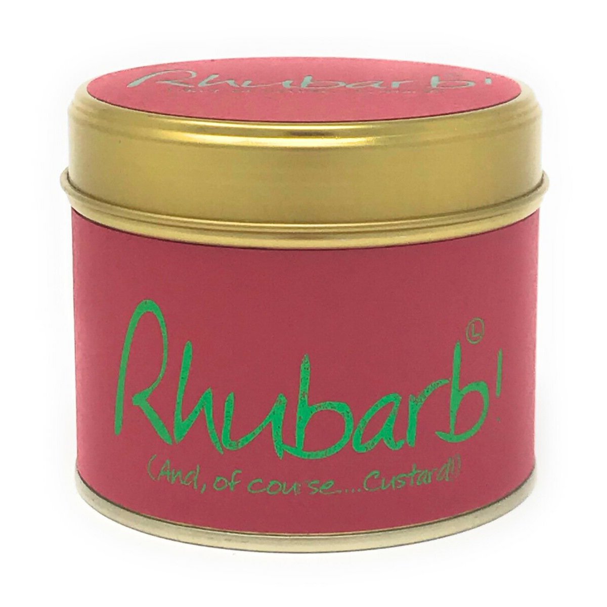 Rhubarb vegan kaars